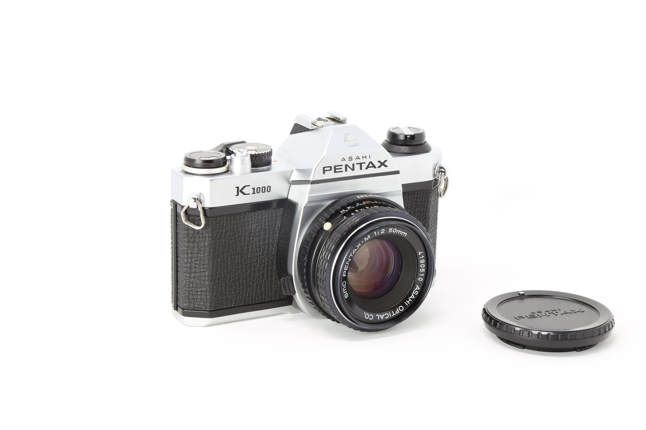 Pentax K1000 film Camera with offers SMC Pentax-A 1:2 50mm Lens