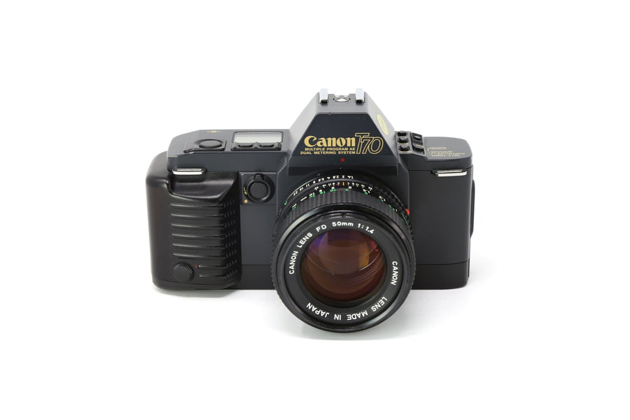 Canon T70 35mm Film Camera With 50mm 1.8 lens (April 1984)