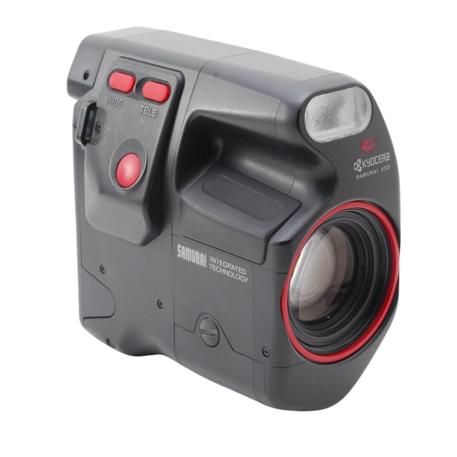 Kyocera Samurai X3.0 RED 35mm Half Frame Film Camera