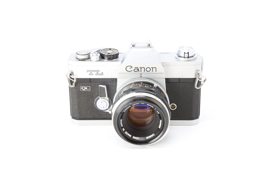 Canon TL 35mm Film Camera With 50mm 1.8 Lens