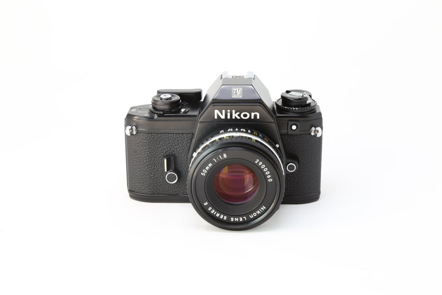 Nikon EM 35mm Film Camera 50mm Lens