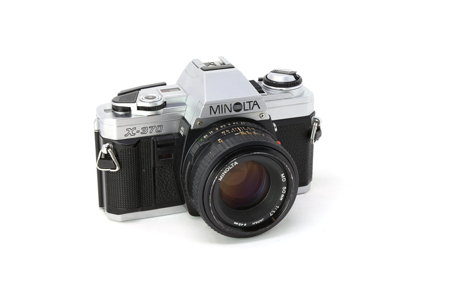 Minolta X-370 35mm Film Camera with 50mm lens (1984)