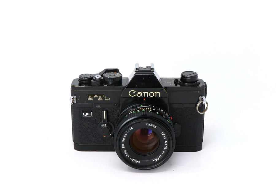 Canon FT-b 35mm Film Camera with 50mm lens (Black)