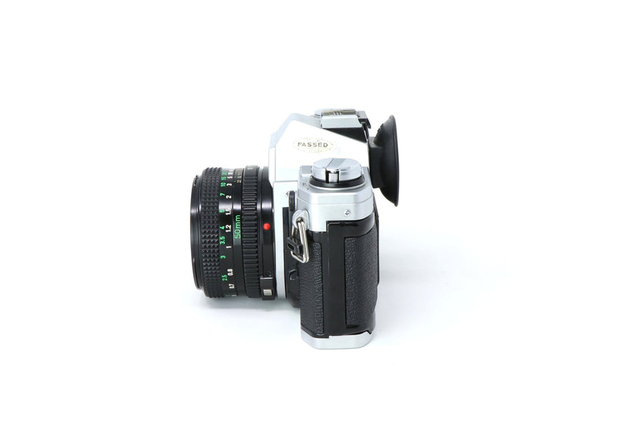 Canon AT-1 35mm Film Camera with 50mm lens (1977)