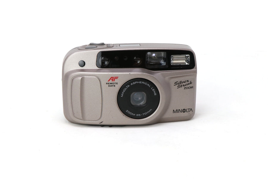 Minolta Silver Streak Zoom 35mm Film Camera